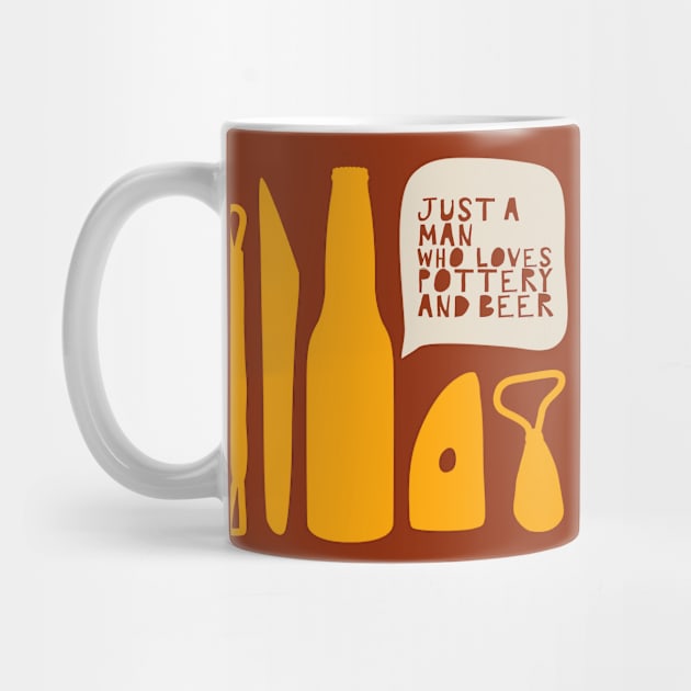 Just a man who loves pottery and beer by Teequeque